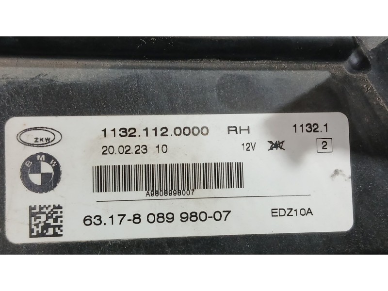 Recambio de piloto delantero derecho para bmw 1 (f40) 118 d referencia OEM IAM   