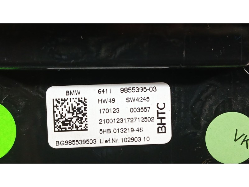 Recambio de mando climatizador para bmw 1 (f40) 118 d referencia OEM IAM   