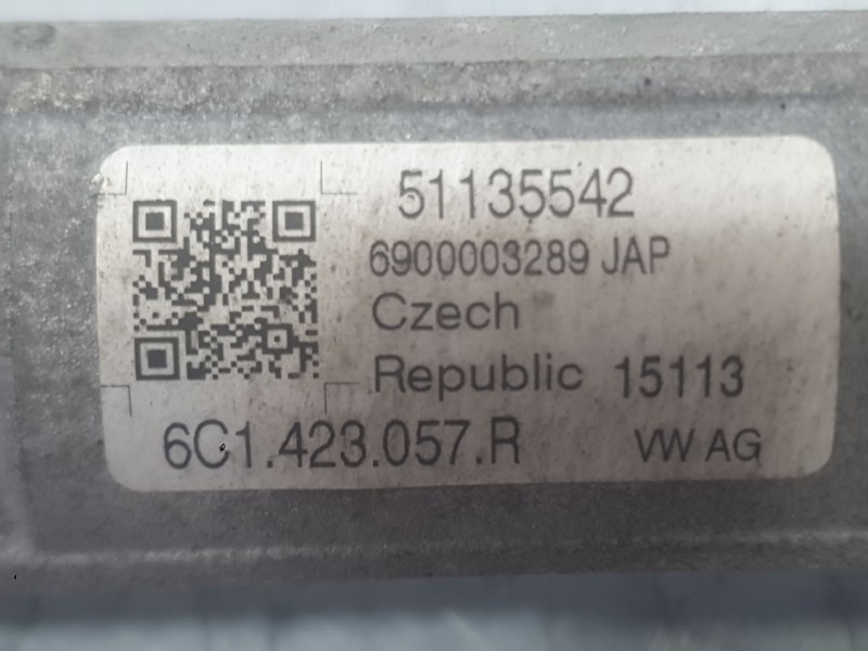 Recambio de cremallera direccion para volkswagen polo v (6r1, 6c1) 1.0 referencia OEM IAM 6C1423058E MECANICA 