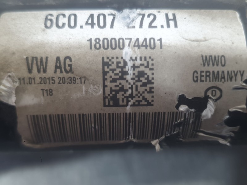 Recambio de transmision delantera derecha para volkswagen polo v (6r1, 6c1) 1.0 referencia OEM IAM 6C0407272H  