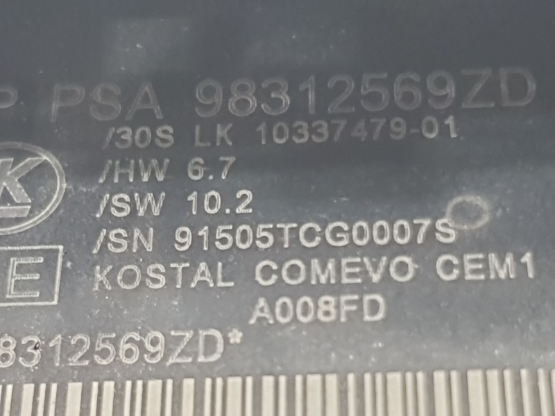 Recambio de mando luces y limpia para citroën c5 aircross (ac_, aj_, ar_, a4_) 1.2 puretech 130 (arhnsj) referencia OEM IAM 9826