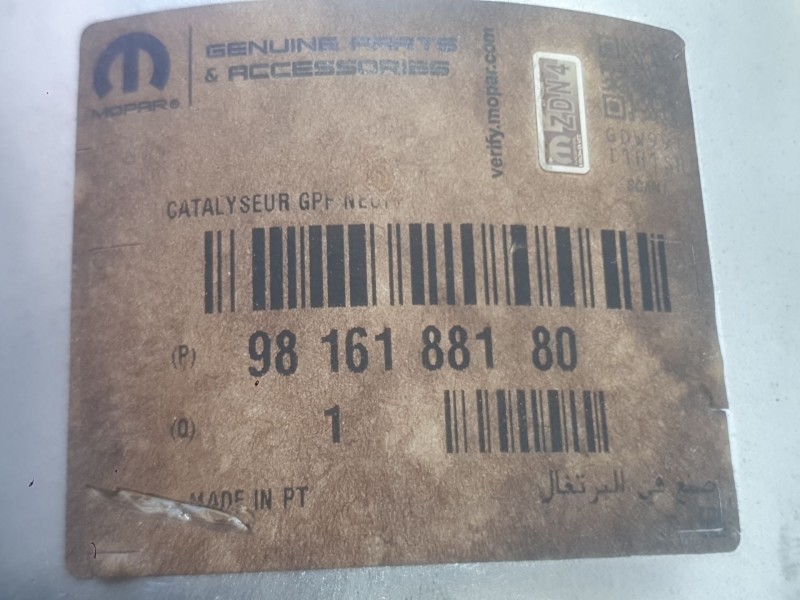 Recambio de catalizador para citroën c5 aircross (ac_, aj_, ar_, a4_) 1.2 puretech 130 (arhnsj) referencia OEM IAM 9816188180  
