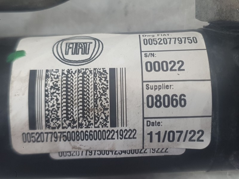 Recambio de cremallera direccion para fiat doblo cargo (263_) 1.6 d multijet referencia OEM IAM 52077979 ASISTIDA 