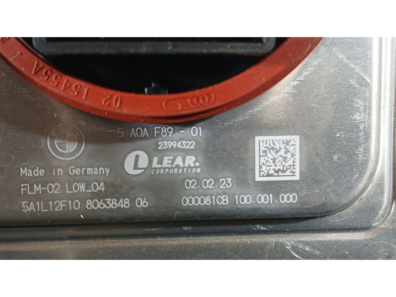 Recambio de centralita faro para bmw 1 (f40) 118 d referencia OEM IAM 5A0AF8901 LEAR 5A1L12F10