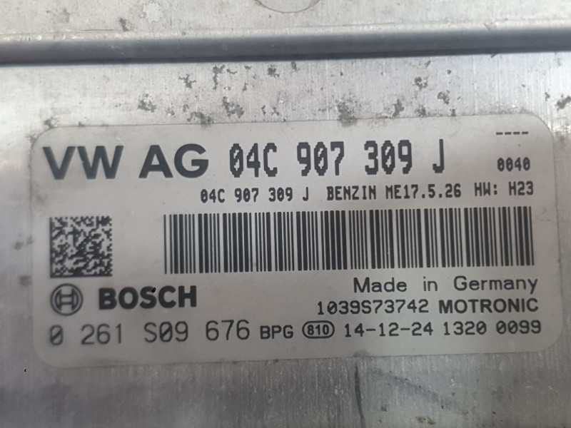 Recambio de centralita motor uce para volkswagen polo v (6r1, 6c1) 1.0 referencia OEM IAM 04C907309J 0261S09676 BOSCH