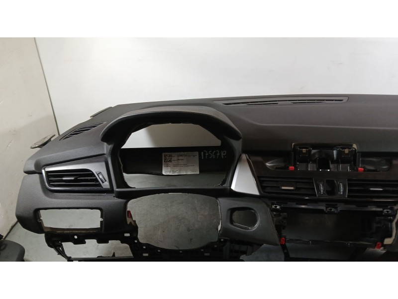 Recambio de kit airbag para bmw 2 active tourer (f45) 216 d referencia OEM IAM 32306992381 C/SALPICADERO Y PRETENSOR DELANTERO D
