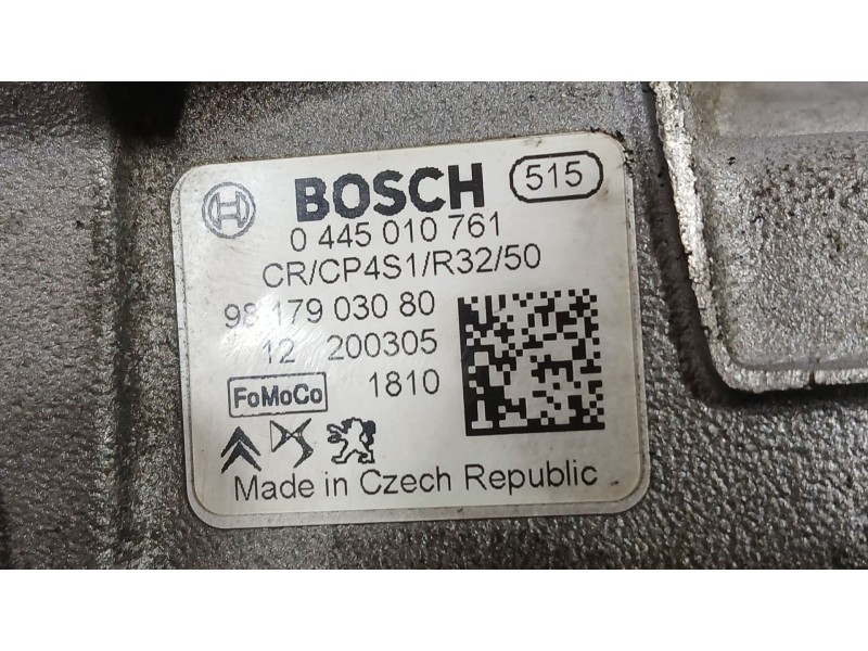 Recambio de bomba alta presion para opel crossland x / crossland (p17, p2qo) 1.5 turbo d (75) referencia OEM IAM   