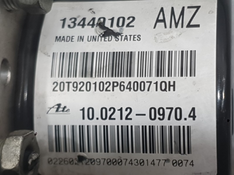 Recambio de abs para opel astra j sedán 1.4 turbo (69) referencia OEM IAM 13384013  