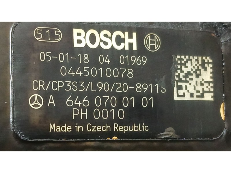 Recambio de bomba alta presion para mercedes-benz clase c t-model (s203) c 220 cdi (203.206) referencia OEM IAM   