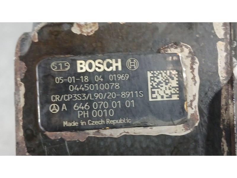 Recambio de bomba alta presion para mercedes-benz clase c t-model (s203) c 220 cdi (203.206) referencia OEM IAM   