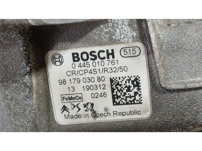 Recambio de bomba alta presion para peugeot 208 i (ca_, cc_) 1.5 bluehdi 100 referencia OEM IAM   