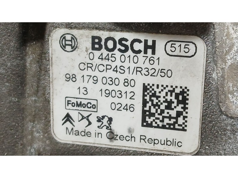 Recambio de bomba alta presion para peugeot 208 i (ca_, cc_) 1.5 bluehdi 100 referencia OEM IAM   
