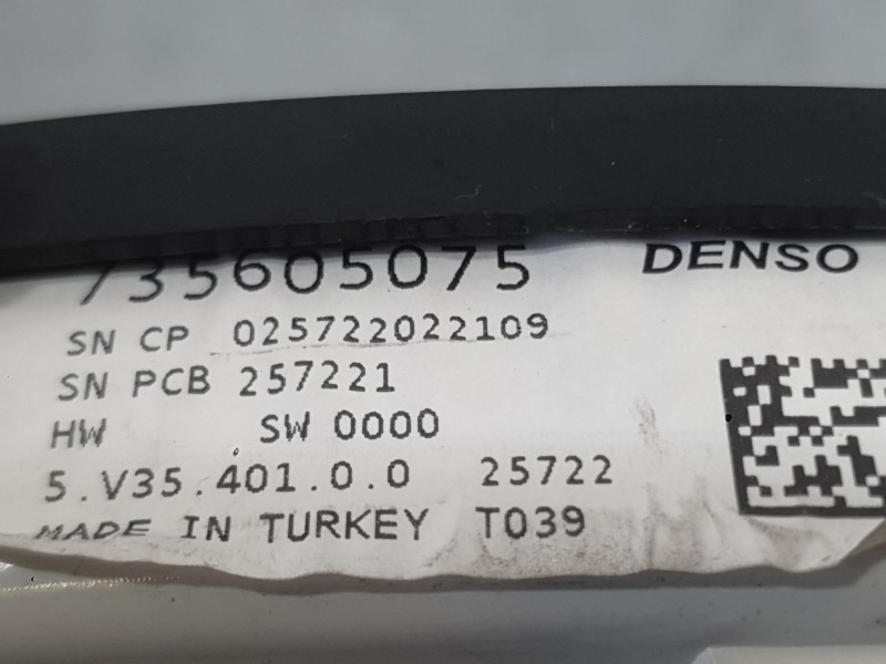 Recambio de mando calefaccion / aire acondicionado para fiat doblo cargo (263_) 1.6 d multijet referencia OEM IAM 735617706  