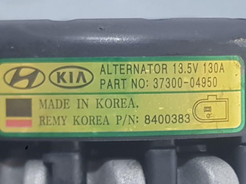 Recambio de alternador para kia stonic (yb) 1.0 t-gdi referencia OEM IAM 3730004950  