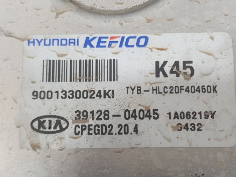 Recambio de centralita motor uce para kia stonic (yb) 1.0 t-gdi referencia OEM IAM 391002U800  