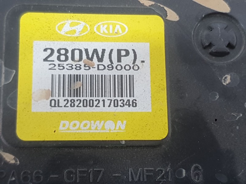 Recambio de electroventilador para kia stonic (yb) 1.0 t-gdi referencia OEM IAM 25380H8450  