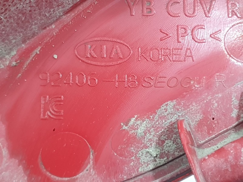 Recambio de piloto trasero derecho paragolpes para kia stonic (yb) 1.0 t-gdi referencia OEM IAM 92406H8400  