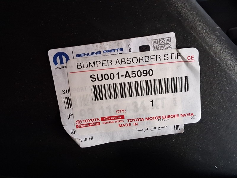Recambio de absorbedor paragolpes delantero para toyota proace verso autobús (mpy_) 2.0 d4d (mpy4) referencia OEM IAM SU001A5090