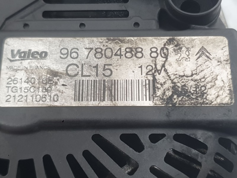 Recambio de alternador para peugeot 3008 i monospace (0u_) 1.6 hdi referencia OEM IAM 9678048880 5702J9 
