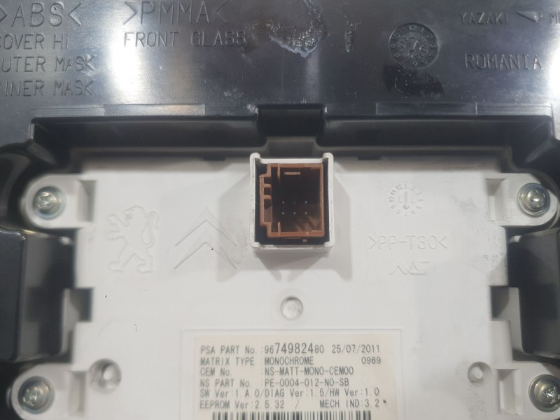 Recambio de cuadro instrumentos para peugeot 3008 i monospace (0u_) 1.6 hdi referencia OEM IAM 9805170680  