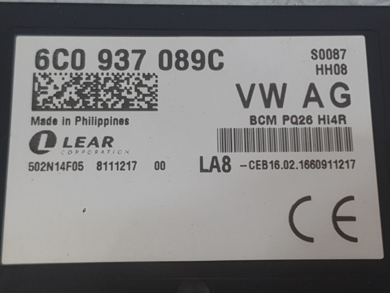 Recambio de modulo electronico para skoda rapid spaceback (nh1) 1.2 tsi referencia OEM IAM   