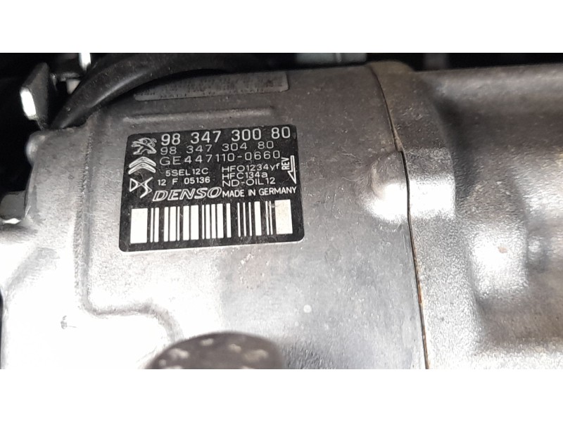 Recambio de compresor aire acondicionado para peugeot 208 ii (ub_, up_, uw_, uj_) 1.5 bluehdi 100 referencia OEM IAM 1617294480 