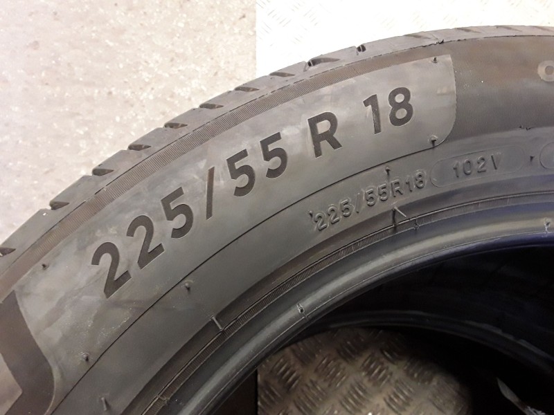 Recambio de neumatico pareja para neumaticos reutilizados - referencia OEM IAM 2255518102V MICHELIN 225/55/18/102V