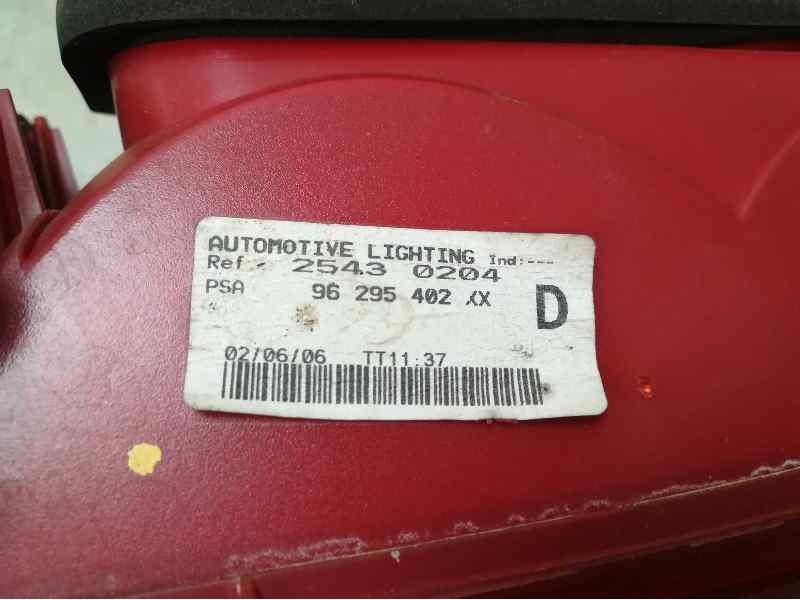 Recambio de piloto trasero derecho para peugeot 607 (s2) titanio pack referencia OEM IAM 96295402XX  INTERIOR