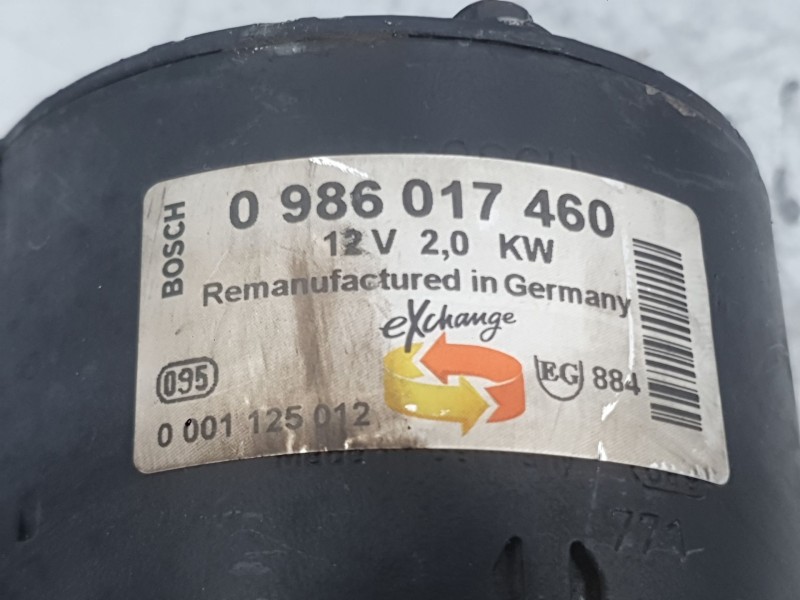 Recambio de motor arranque para seat leon (1m1) 1.9 tdi referencia OEM IAM 02A911024DX  