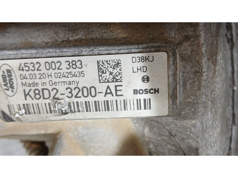 Recambio de cremallera direccion para land rover range rover evoque (l551) 2.0 d150 mhev 4x4 referencia OEM IAM LR175778 ELECTRO