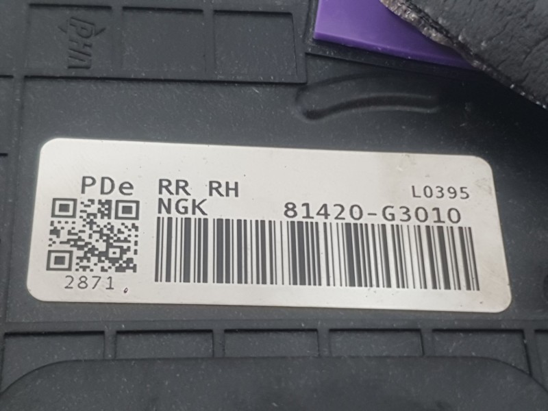 Recambio de cerradura puerta trasera derecha para hyundai i30 (pde, pd, pden) 1.0 t-gdi referencia OEM IAM 81420G3010  