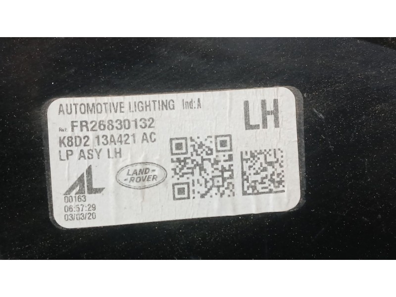 Recambio de piloto trasero izquierdo interior para land rover range rover evoque (l551) 2.0 d150 mhev 4x4 referencia OEM IAM LR1