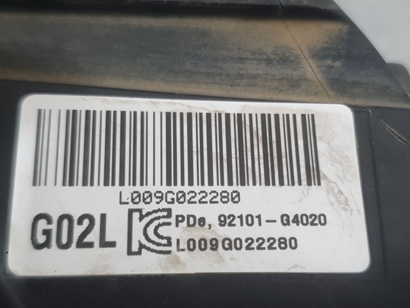 Recambio de faro izquierdo para hyundai i30 (pde, pd, pden) 1.0 t-gdi referencia OEM IAM 92101G4060  