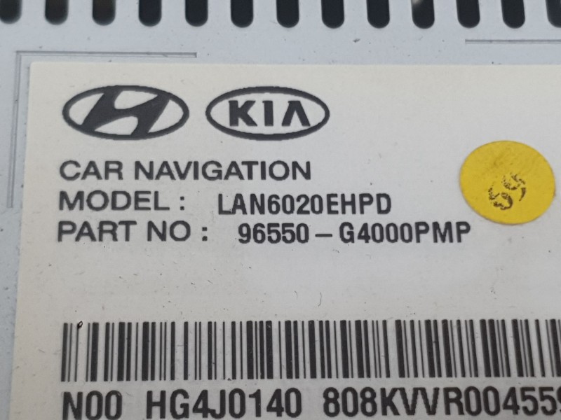 Recambio de sistema navegacion gps para hyundai i30 (pde, pd, pden) 1.0 t-gdi referencia OEM IAM 96160G4000PMP  