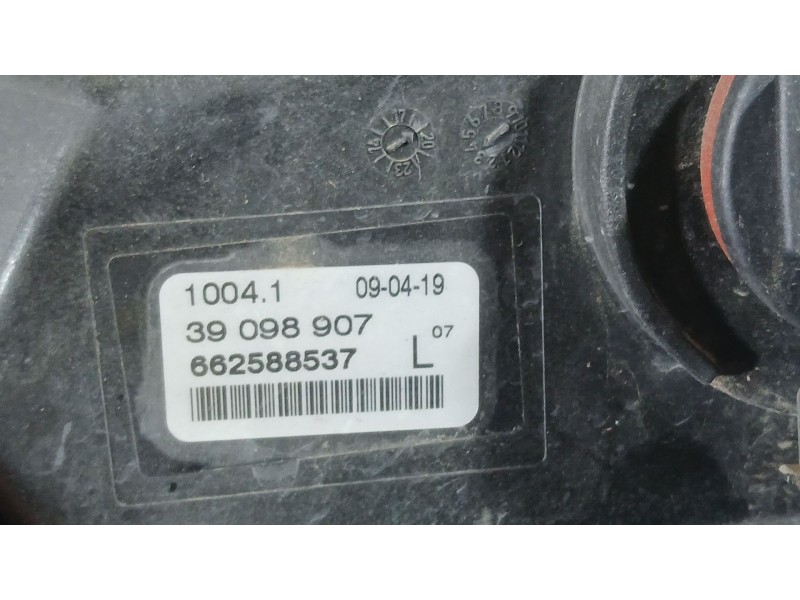 Recambio de faro antiniebla izquierdo para opel astra k (b16) 1.4 turbo (68) referencia OEM IAM 39098907  