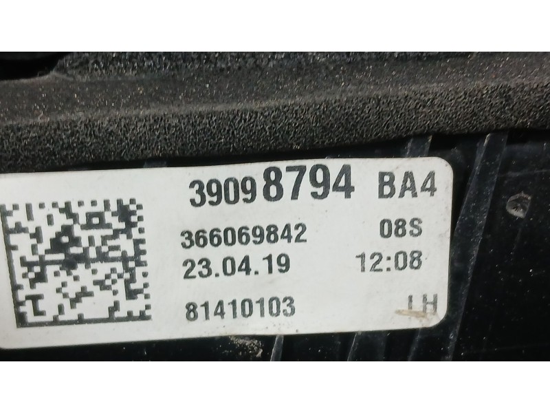 Recambio de piloto trasero izquierdo interior para opel astra k (b16) 1.4 turbo (68) referencia OEM IAM 39098794  