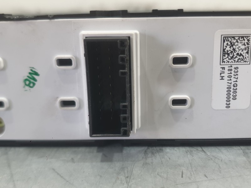 Recambio de mando elevalunas delantero izquierdo para hyundai i30 (pde, pd, pden) 1.0 t-gdi referencia OEM IAM 93571G3030PMP  