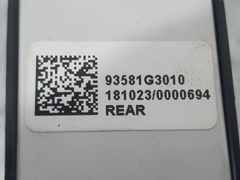 Recambio de mando elevalunas trasero derecho para hyundai i30 (pde, pd, pden) 1.0 t-gdi referencia OEM IAM 93576G3010PMP  