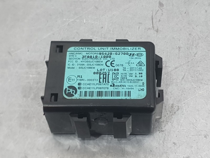 Recambio de modulo electronico para hyundai i30 (pde, pd, pden) 1.0 t-gdi referencia OEM IAM  INMOVILIZADOR 