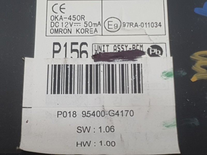 Recambio de modulo electronico para hyundai i30 (pde, pd, pden) 1.0 t-gdi referencia OEM IAM   