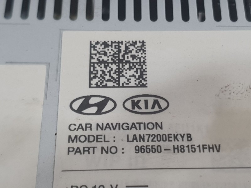 Recambio de sistema navegacion gps para kia stonic (yb) 1.0 t-gdi referencia OEM IAM 96550H8151FHV  