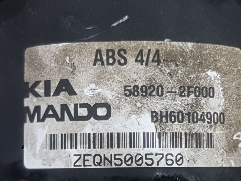 Recambio de abs para kia cerato i hatchback (ld) 2.0 crdi referencia OEM IAM 589202F200  