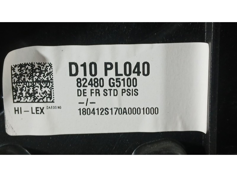 Recambio de elevalunas delantero derecho para kia niro i (de) 1.6 gdi hybrid referencia OEM IAM 82481G5010  