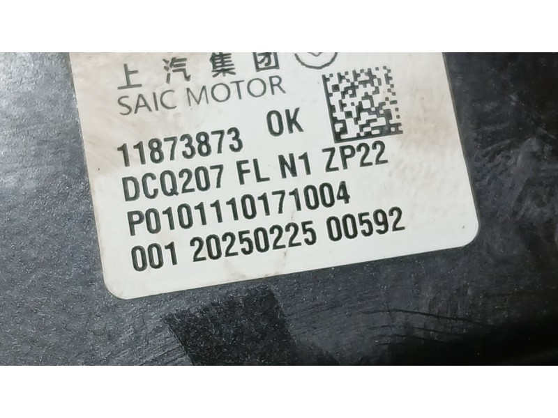 Recambio de elevalunas delantero izquierdo para mg mg 3 (5lfp) mg3 1.5 referencia OEM IAM 11873873 7 PINS 
