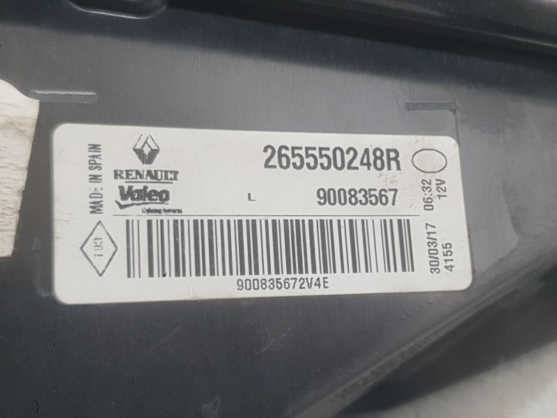 Recambio de piloto trasero izquierdo interior para renault megane iv hatchback (b9a/m/n_) 1.6 dci 130 (b9a4) referencia OEM IAM 