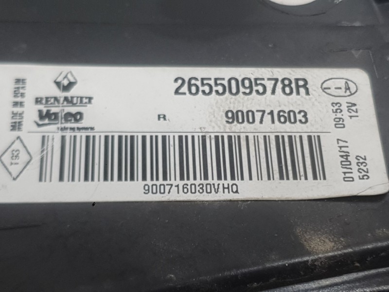 Recambio de piloto trasero derecho exterior para renault megane iv hatchback (b9a/m/n_) 1.6 dci 130 (b9a4) referencia OEM IAM 26