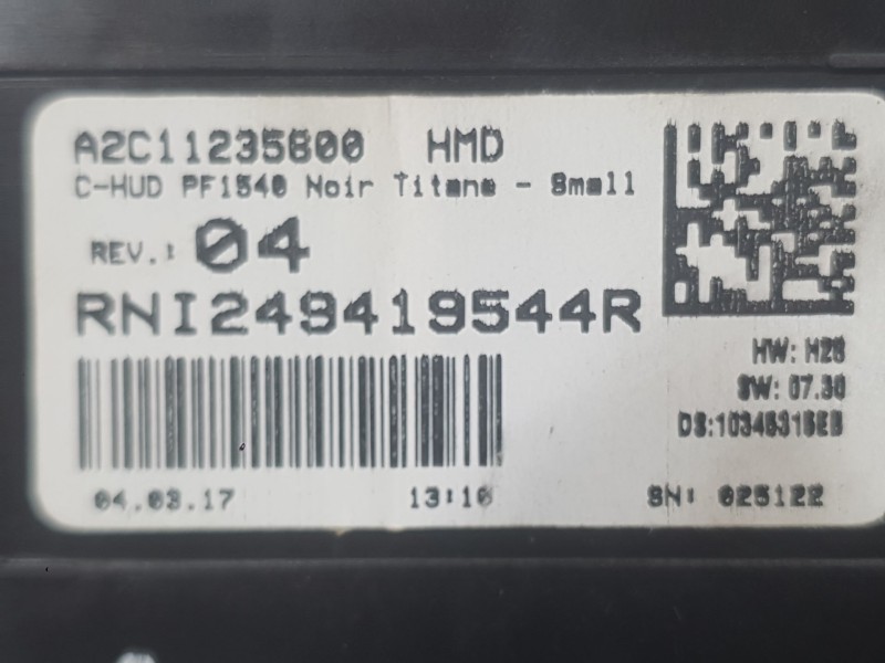 Recambio de proyector velocimetro para renault megane iv hatchback (b9a/m/n_) 1.6 dci 130 (b9a4) referencia OEM IAM   