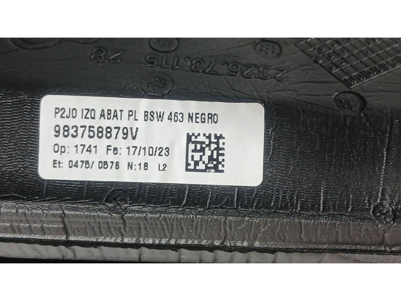 Recambio de retrovisor izquierdo para opel corsa f (p2jo) 1.2 (68) referencia OEM IAM 983758871T ELECTRICO C/ LUZ CORTESÍA LED 