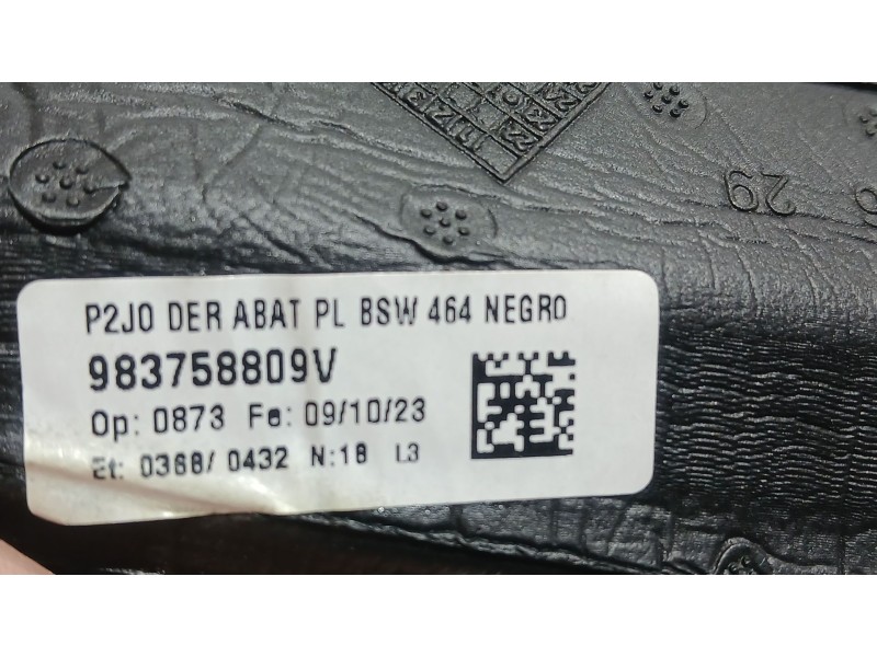 Recambio de retrovisor derecho para opel corsa f (p2jo) 1.2 (68) referencia OEM IAM 983758801T ELECTRICO C/LUZ CORTESÍA LED 