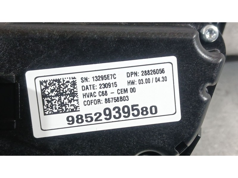 Recambio de mando climatizador para opel corsa f (p2jo) 1.2 (68) referencia OEM IAM   
